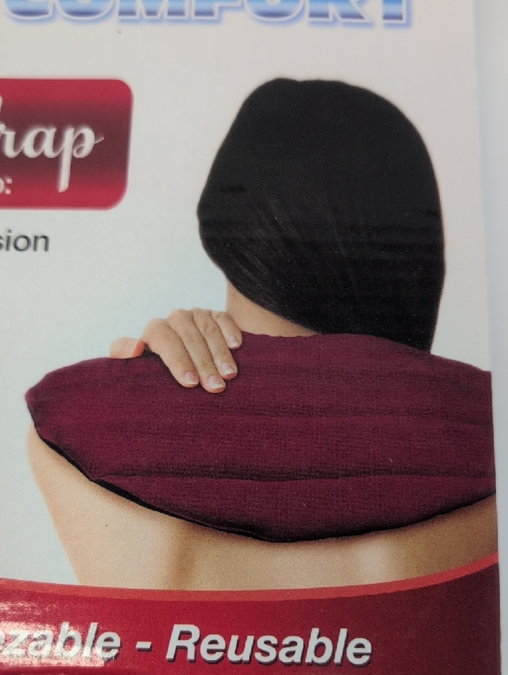 Healing Heat Cold Comfort Shoulder Wrap Freeze/Microwave NIB - Picture 9 of 12